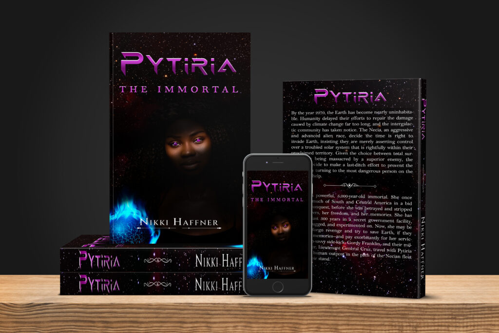 A picture of several copies of the book Pytiria